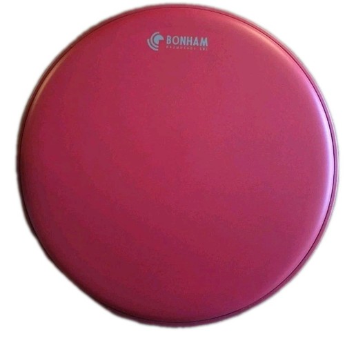 Red coated snare drum head - red,