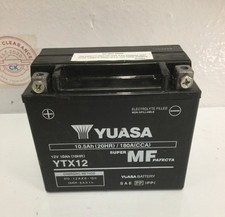 Yuasa YTX12-BS 12V 10.5Ah AGM Motorcycle Battery