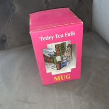 NOS Tetley Tea Folk Ceramic
