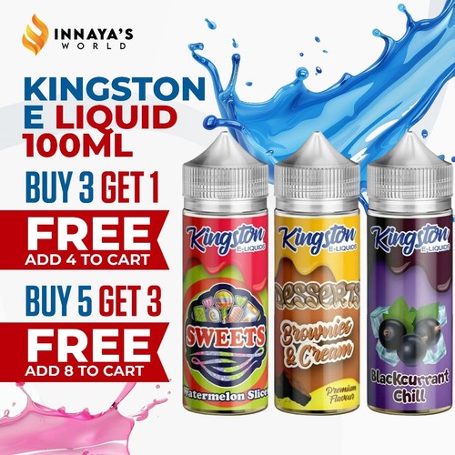Kingston liquid 100ml e - liquid,