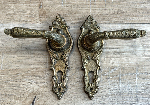 Pair vintage french ornate - french,