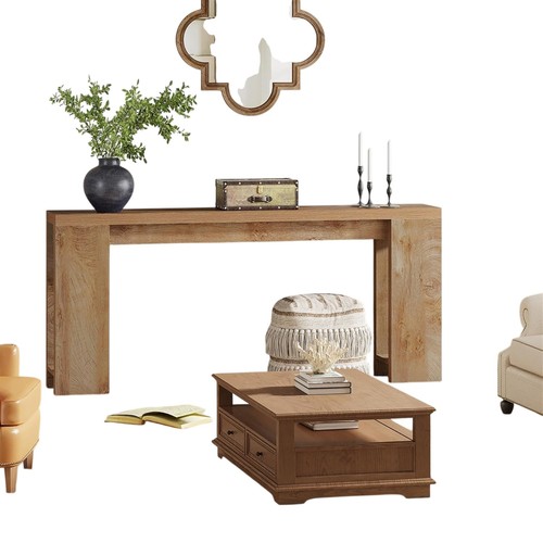 Tribesigns rustic console - rustic,