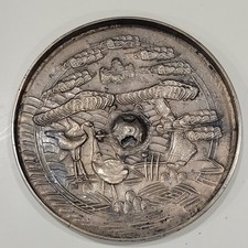 Antique Japan bronze mirror