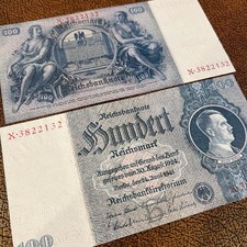 1945 Germany 3rd Reich 100 RM