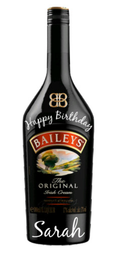 Personalised spirit bottle - personalised,