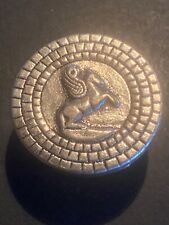 Vintage Silver Tone Rearing