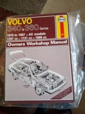 Haynes Manual, Volvo 340 & 360 series, 1976 to 1987 all models.