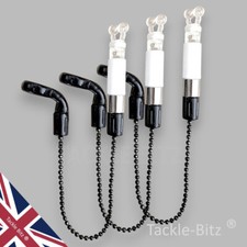 3 White Bite Indicator Bobbins