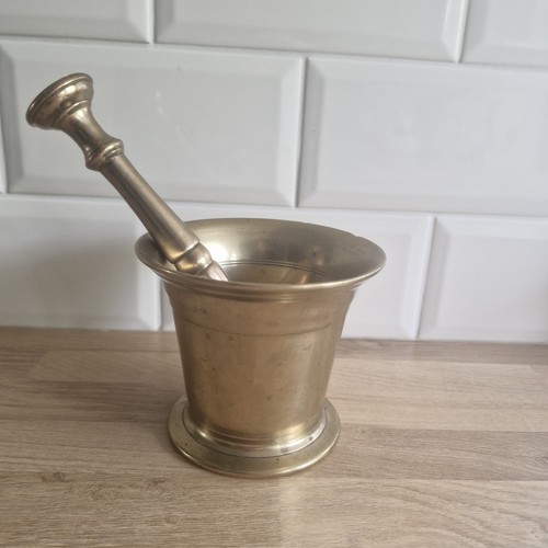 Vintage brass pestle and - vintage,