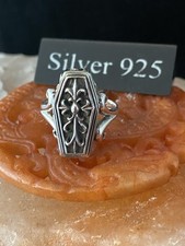 Solid Silver Large Coffin