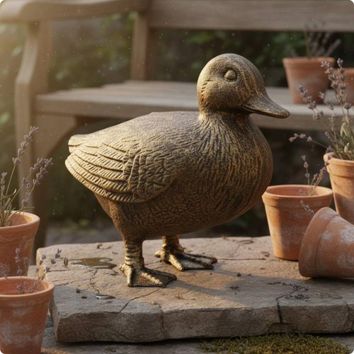 Pieces cast iron duck - pieces,