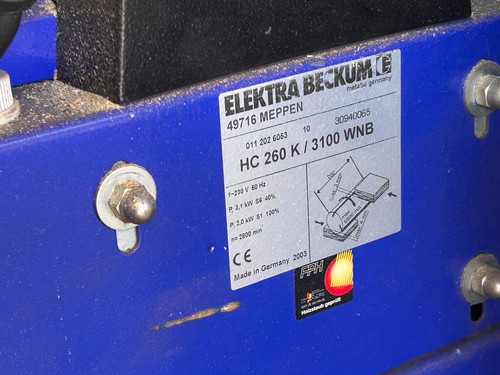 Elektra beckum 260 planer - elektra, hc