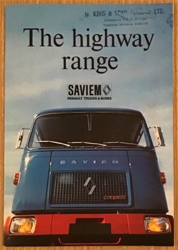 Renault saviem highway - saviem,