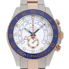 ROLEX Yacht Master II 116681 white G Number second hand mens