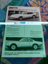 GINETTA G15 & G21 Sales