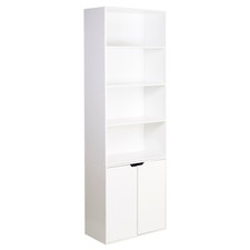 6 Tier Bookcase With 2 Door