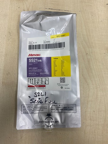 Yellow mimaki ss21 440ml ink - yellow,