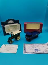 Lledo Promotional Model - Burrell Road Roller -  halls steam wagon
