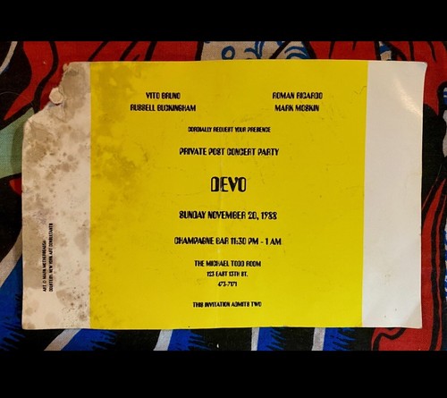 Devo private concert party - private,