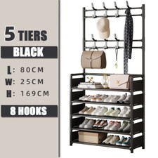 Hallway Coat Rack Shoe Storage