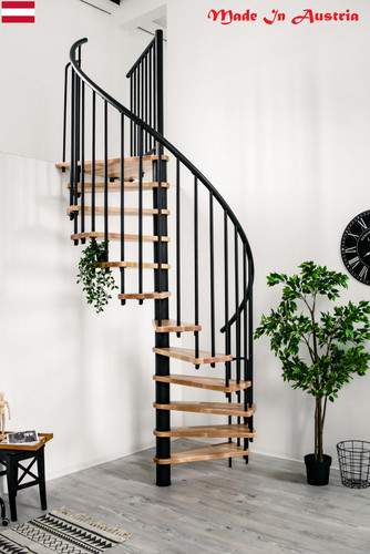 Indoor spiral staircase beech - spiral,