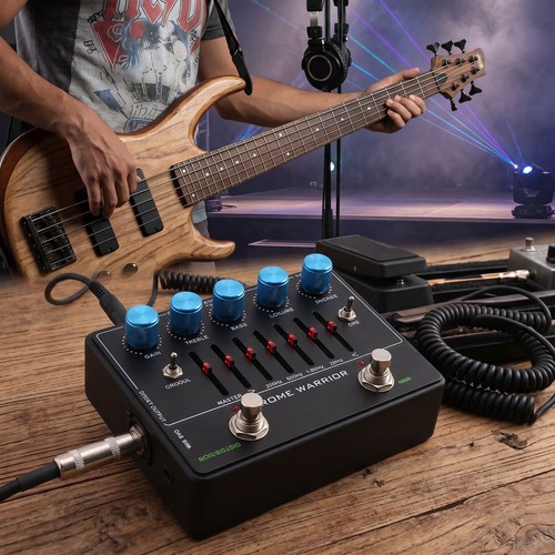 Bass preamp pedal band - bass, 6-band
