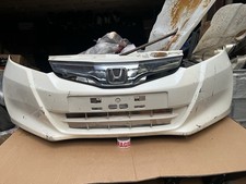 HONDA JAZZ HYBRID FRONT BUMPER & GRILLE 2011-2014  White NH624P