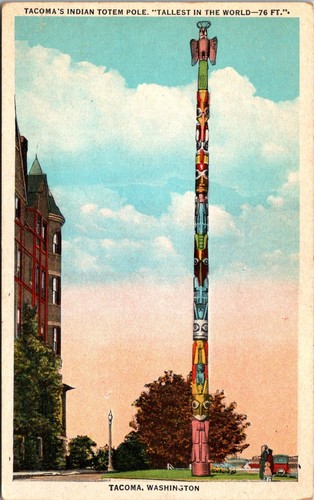 Tacoma indian totem pole - totem,