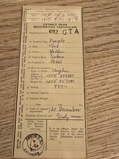FORD ANGLIA CLASSIC LOGBOOK