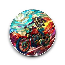 LARGE Skeleton Motorbike