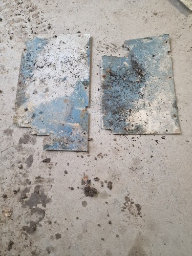 Floor pan plates - floor, pair