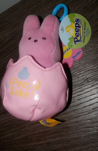 Peeps pink plush with - with, clip