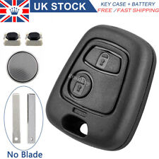 For Toyota Aygo 2 Button Remote Car Key Fob Case Shell Full Repair Kit + Battery