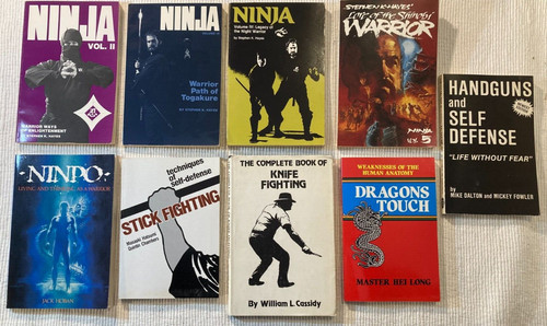 Lot books ninja warrior - lot, 9