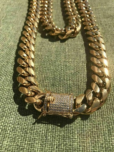 Miami cuban link chain 18k - cuban,