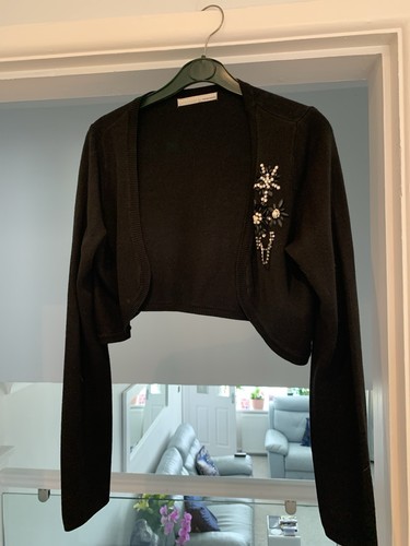 Amaranta black knit neck - knit, v-neck