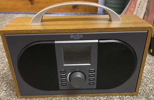 Bush wooden dab radio - wooden, with