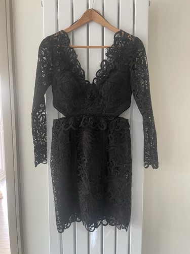 Reiss ladies erica black lace - reiss,
