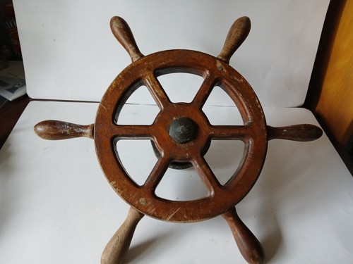 Ships wheel with steering