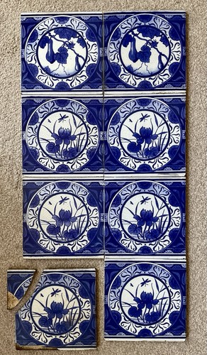 Set antique victorian minton - set,
