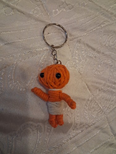 Voodoo doll keyring - voodoo,
