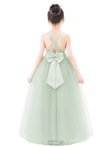 Criss cross back satin flower - criss-cross,