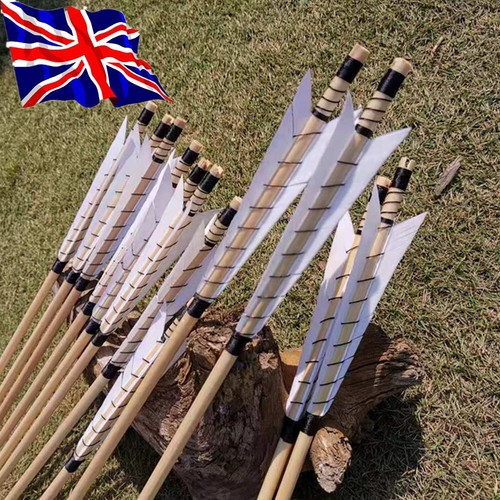 12x wooden arrows - 12x,