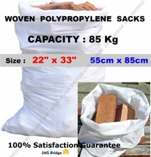 100 WOVEN POLYPROPYLENE BAGS