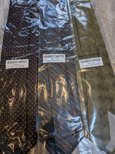 Vintage hardy amies silk ties - hardy,