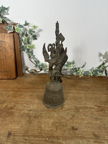 Vintage monastery brass bell - monastery,