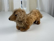 Steiff Animal Plush Toy Collector Dog Dachshund 16 X 33 Cm. Condition See Photos