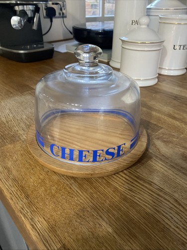 Retro glass cheese - glass, dome