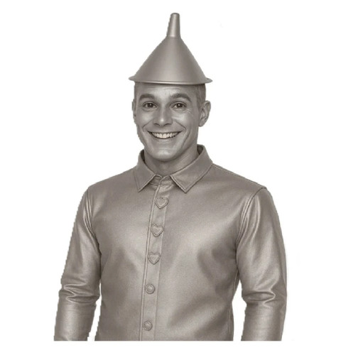 Tin man silver - man, hat