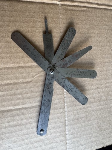 Vintage feeler gauge motor - feeler,